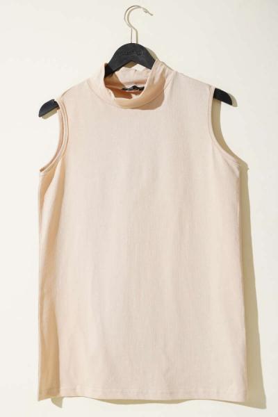 Sıfır Kol Balıkçı Yaka İçlik Ten Rengi